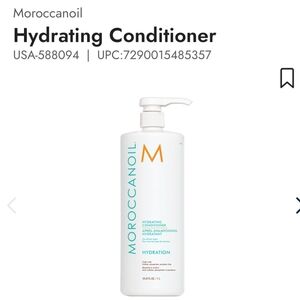 Moroccanoil Hydrating Conditioner - White with Blue Accents